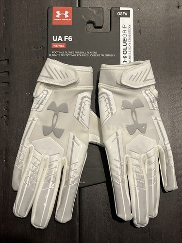 Under Armour Pee Wee UA F6 Boys Football Gloves 1304696-100