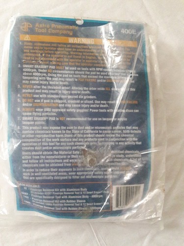 Smart Eraser Pad 400E by Astro Pneumatic Tool Co. Now 30% larger Made in USA