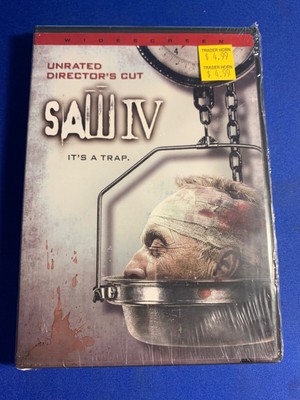 Saw IV  Unrated Directors Cut  (DVD) widescreen  . .BRAND NEW & SEALED!