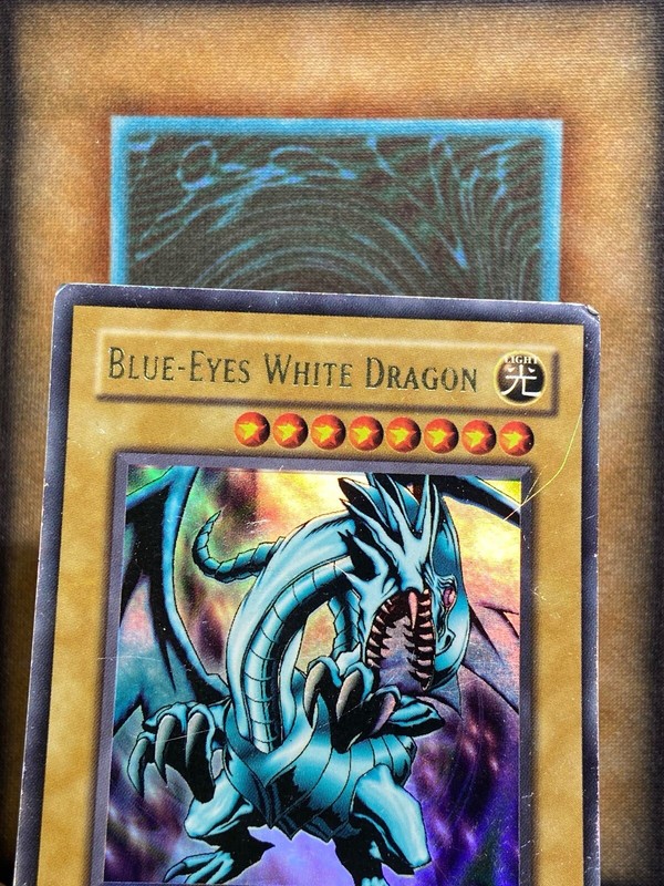 Yugioh Blue-Eyes White Dragon LOB-001 Ultra Rare MP | eBay