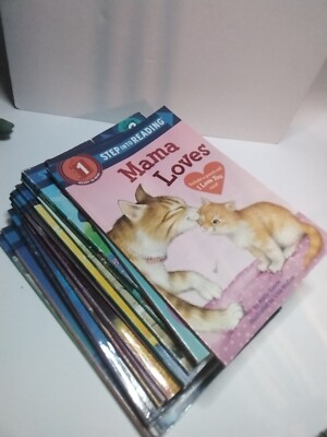 Step Into Reading Books Lot ( 15 Books ) Step 1- 5 Asst Read Desc.