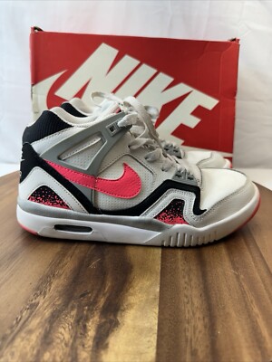 Nike Youth Size 6 Air Tech Challenge 2 GS WHITE HYPER PUNCH Shoes 654435-101