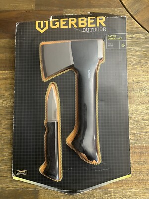 Gerber Outdoor Gear  Gator Combo Axe with Knife + Sheath Black