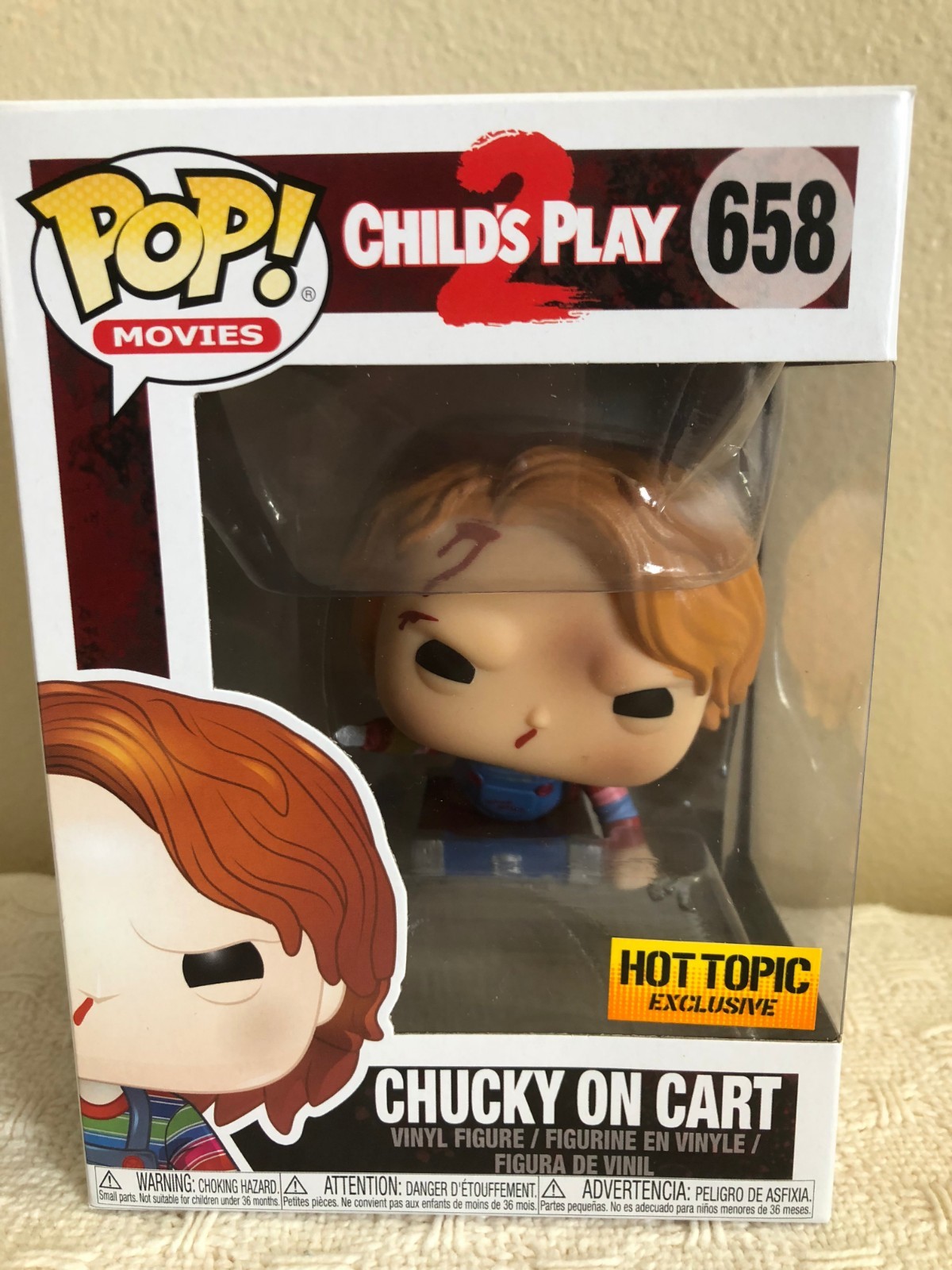 SF・ファンタジー・ホラー POP MOVIE CHUCKY ON CART Amazon.com: FUNKO - Child's Play-Chucky On Cart Exclusive