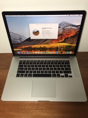 Apple macbook pro retina  2.6ghz/16gb/512gb ssd as new