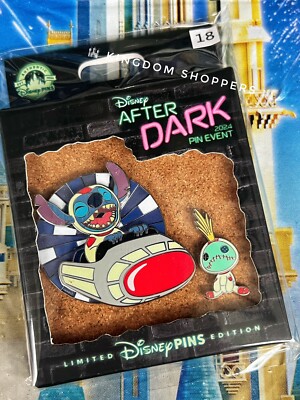 Disney After Dark Stitch Attraction Takeover Scrump Space Mountain Pin LE 500