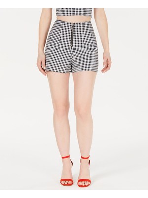 

GUESS Женские черные шорты в клетку, Черный, W91D62RBNY0