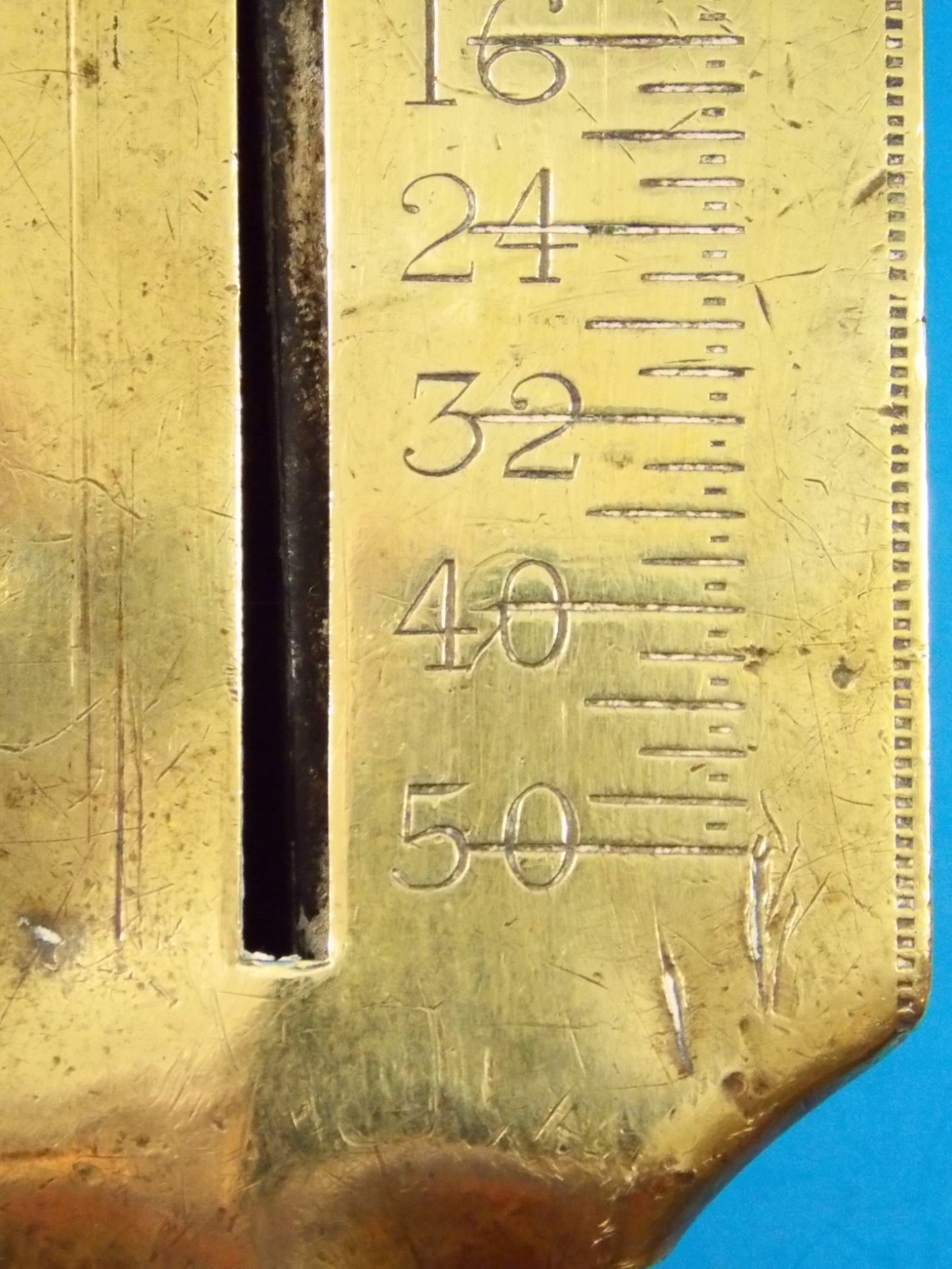 Antique Brass Frary's Hanging Warranted Spring Balance Scale  50 lbs.
