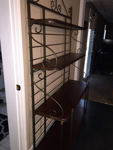 Baker’s Rack Very High Quality Wood Metal Heavy $1200 Retail Excellent ~Read~