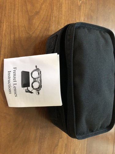 Frenzel Lenses with carrying case