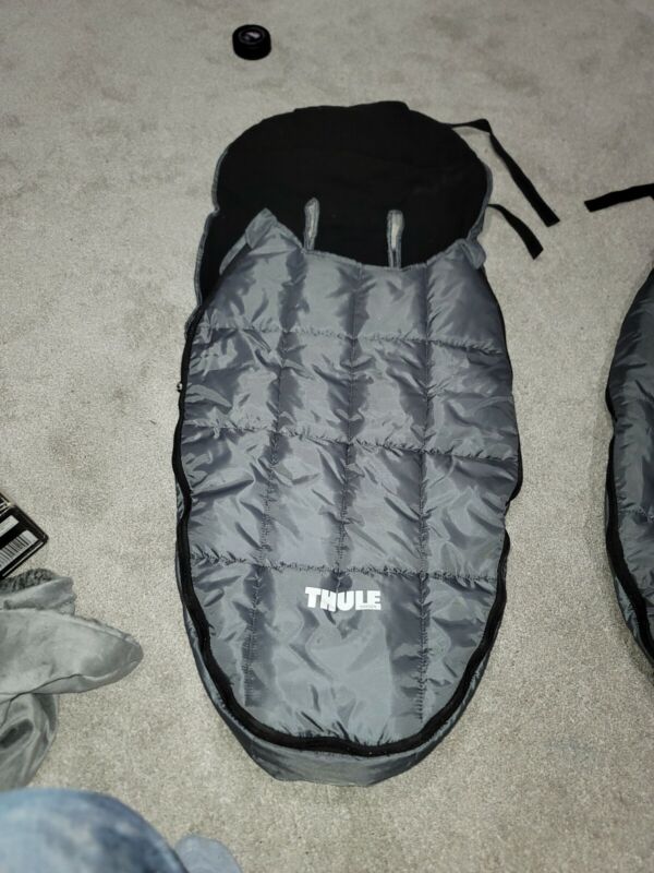 New~Thule Footmuff Sport Insulated Baby Bunting Bag for Stroller/Jogging in Gray