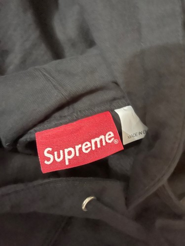 Pre-owned Supreme Aoi Icons Hooded Sweatshirt Large With  Sticker Black