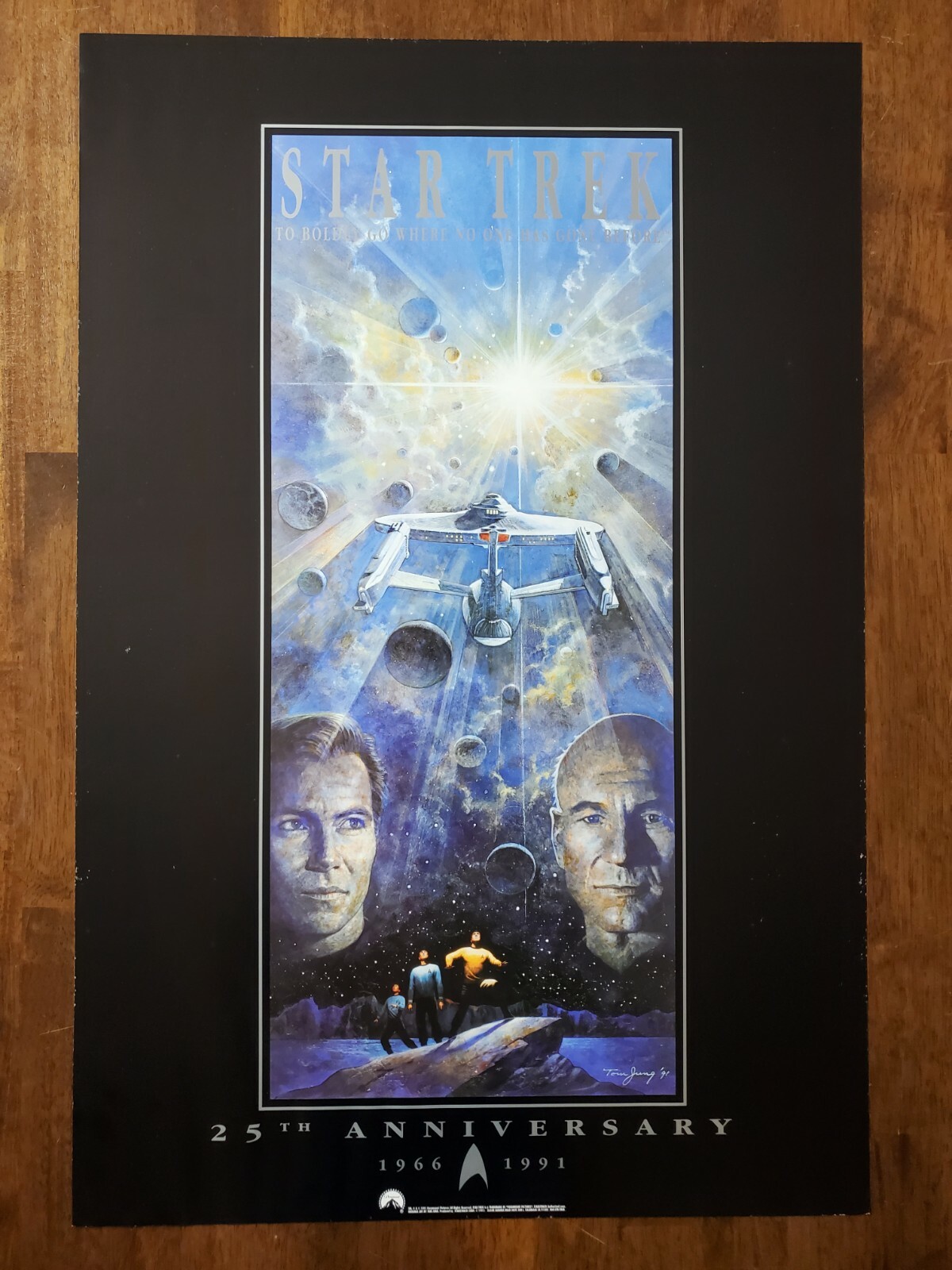 STAR TREK anniversary art work ポスター STAR TREK Lithograph