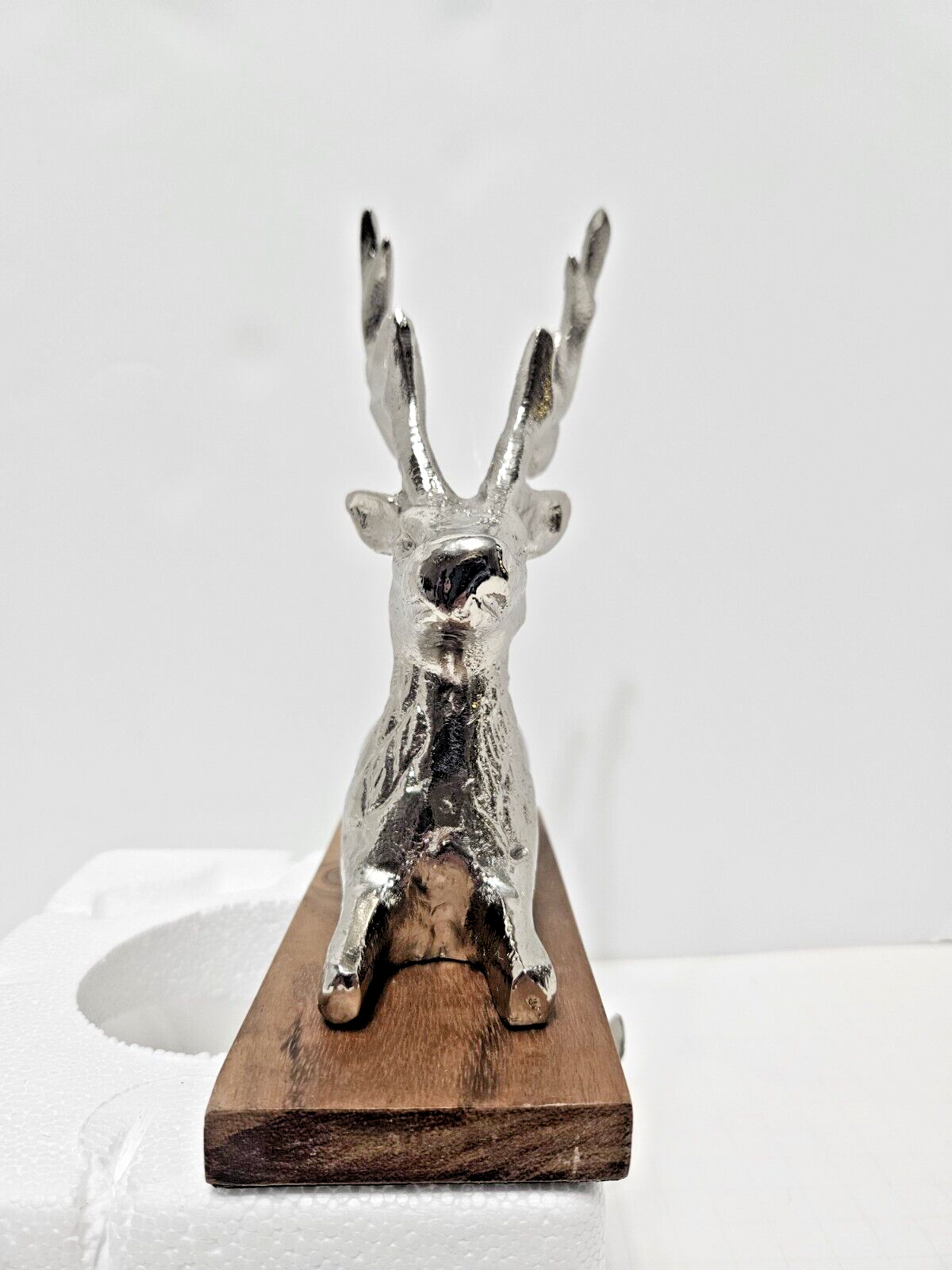 North Spruce Lane Metal Reindeer Mantle Stocking Hanger Holder Hook