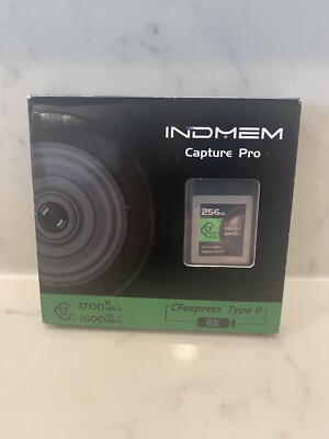 INDMEM 256GB Capture PRO CFexpress Type B Card Digital Memory Card Support 4K/8K
