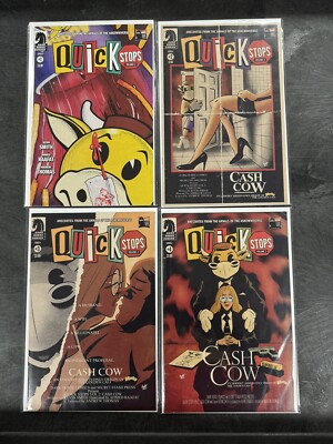 Dark Horse Comics 2023-24 Quick Stops Vol 2 #1-4 Complete Series Main Cover Set