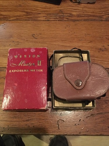Weston Master II Exposure Meter With Box