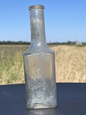 Antique Bottle symbols of the unity of the Jewish people At the bottom 1800' S