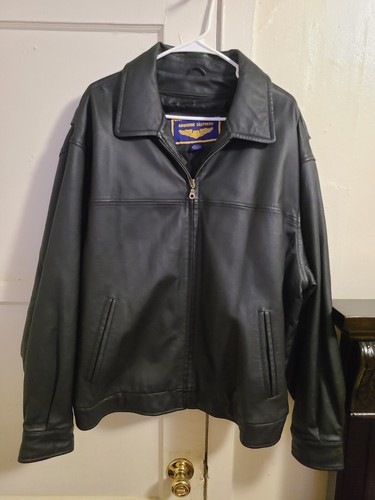 4XL✨ AIR FORCE AIRBORNE LEATHER レザー ブラウン