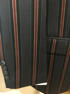 REGATTA HENLEY REGATTA MARINEBLAU ROT GELB STREIFEN BLAZER SOMMER PARTY BOOTFAHREN JACKE