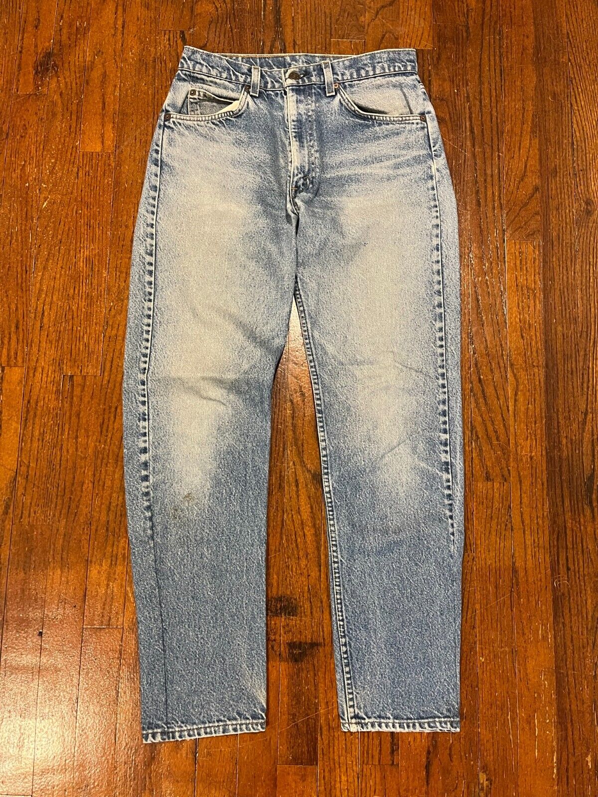 Vintage Levi's 505 Orange Tab W33 L34 Denim Jeans Faded Vintage Levi's 505 Orange Tab W33 L34 Denim Jeans Faded