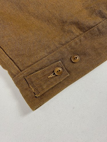 Pre-owned Levi's Levis Made And Crafted Lmc Union Trucker Jacket Nugget Yellow Rinse Brown Xl