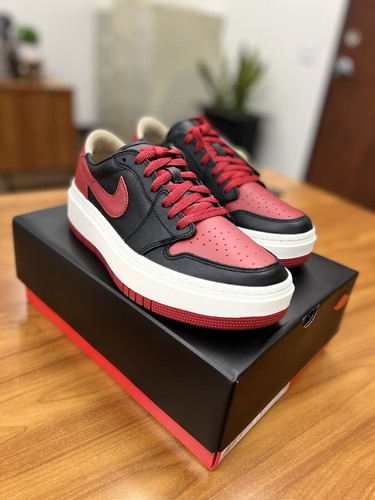 Air Jordan 1 Elevated Low SE Bred Women Size 9.5 - DQ1823