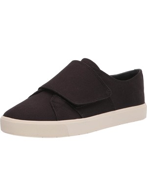 ВИНС. Женские черные кожаные спортивные кроссовки Blair Toe Platform Slip On 10 M