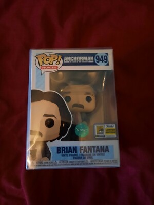 FUNKO POP ANCHORMAN BRIAN FANTANA SCENTED 949 SDCC STICKER LIMITED COMIC CON