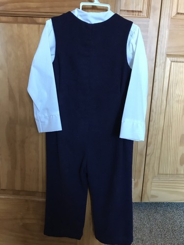 Vintage Imp Originals Boys 3T Plaid Blazer Sport Coat Romper Bow Tie Set Sweet!