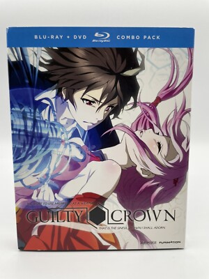Guilty Crown Part 1 One ANIME BLU-RAY/DVD Brand New W/ Slipcover