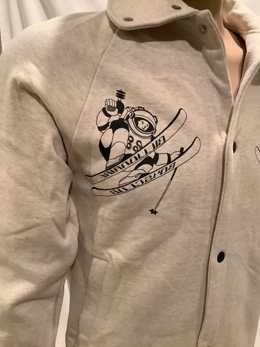 Pre-owned Billionaire Boys Club Ice Cream Curling Team Fleece Jacket Small In White