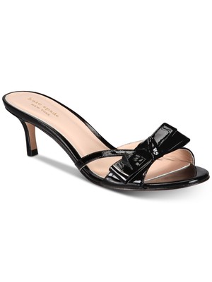 Женские черные босоножки без шнуровки KATE SPADE New York Simona Kitten Heel Slip On 9.5