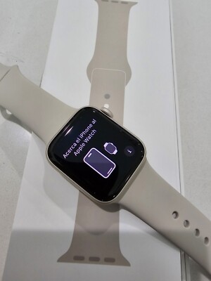 Apple Watch SE 2nd Gen 40mm GPS Starlight Case & Band MR9U3LL/A 2023 Model