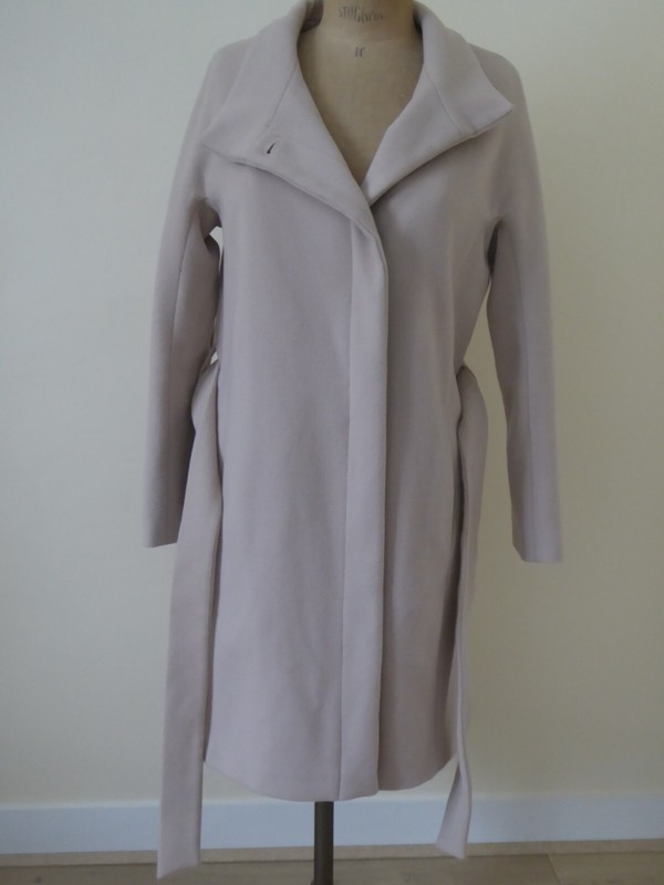 Manteau Burton Beige Elegant Bon Etat T42 96cm Laine Et Cachemire DoublÃ©  