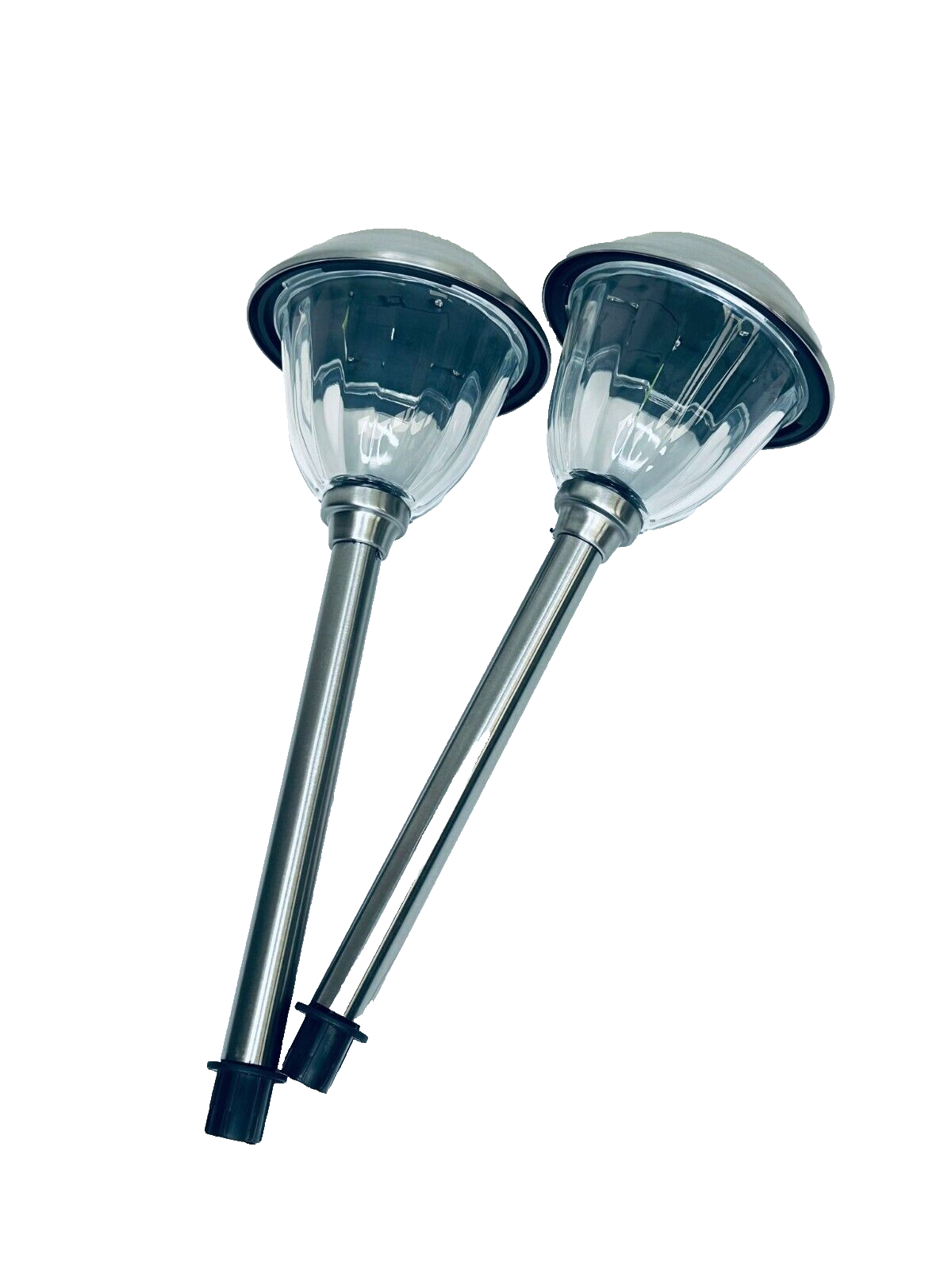 Member's Mark 5-Piece LED Solar Path Lights, Stainless Steel