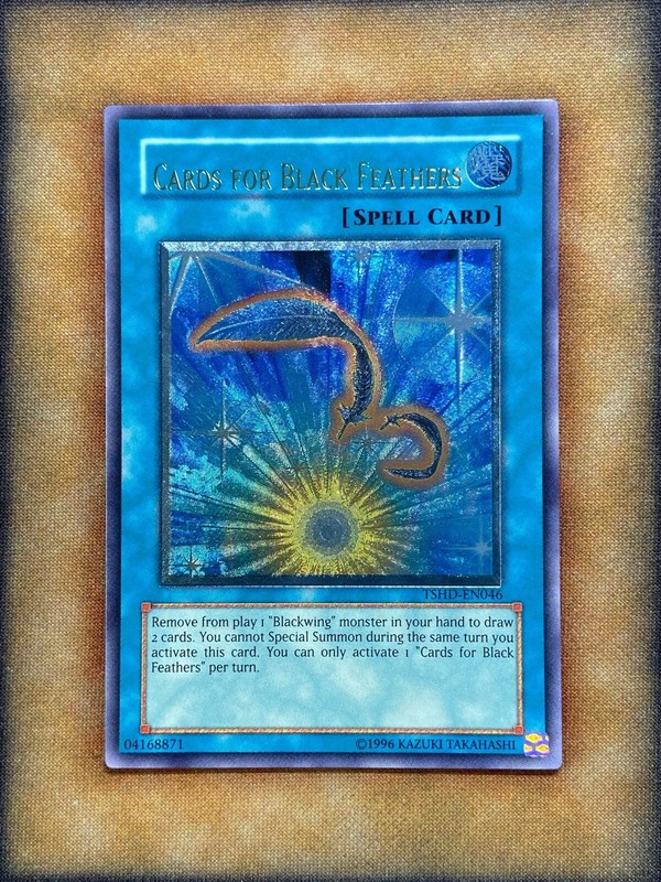 Yugioh Cards for Black Feathers TSHD-EN046 Ultimate Rare NM | eBay