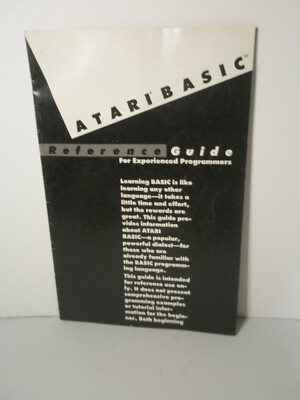 Atari Basic Reference Guide (programming, vintage computing)