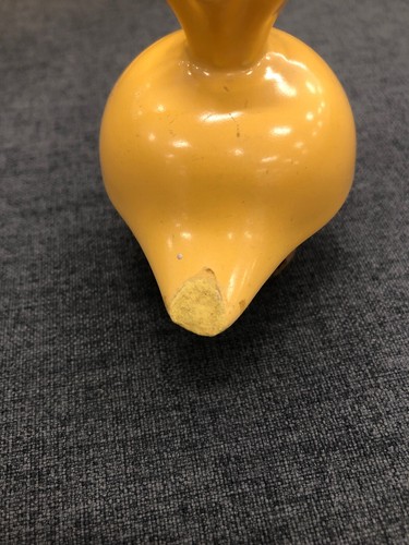 Vintage Fiesta Carafe Yellow Chip on Lid Small Chip on Base