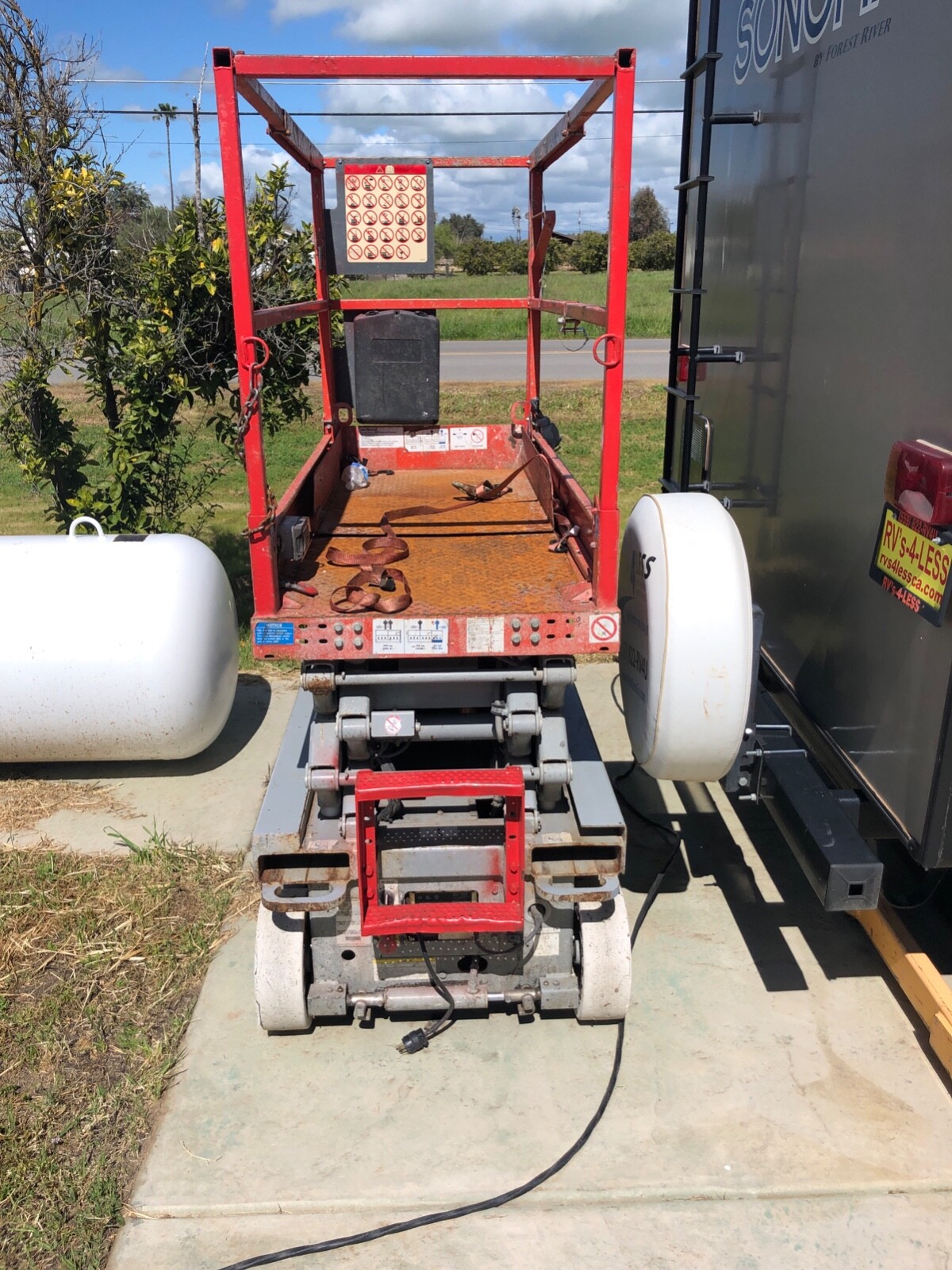 2007 Skyjack SJ3219 19' Electric Scissor Lift Man Aerial Platform Extension 24 V