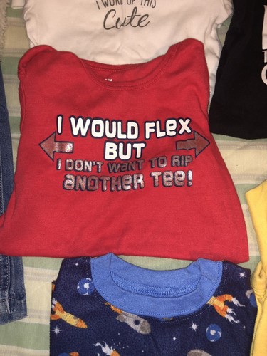 24 Month Boy Clothes Lot Graphic One Pieces