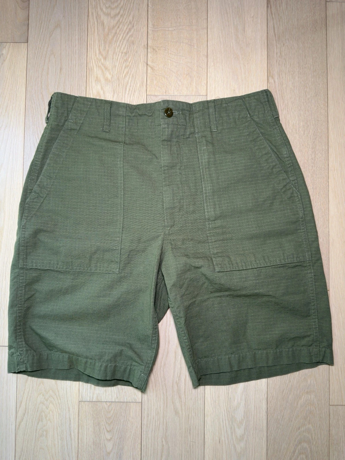 新品 engineered garments fa short fatigue Engineered Garments Fatigue Short - Olive Cotton Ripstop | eBay