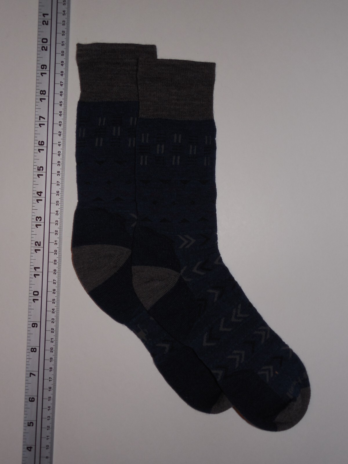Men's Large 9-11.5 Calf Dark Blue Gray Black Purple Lt Wt Padded