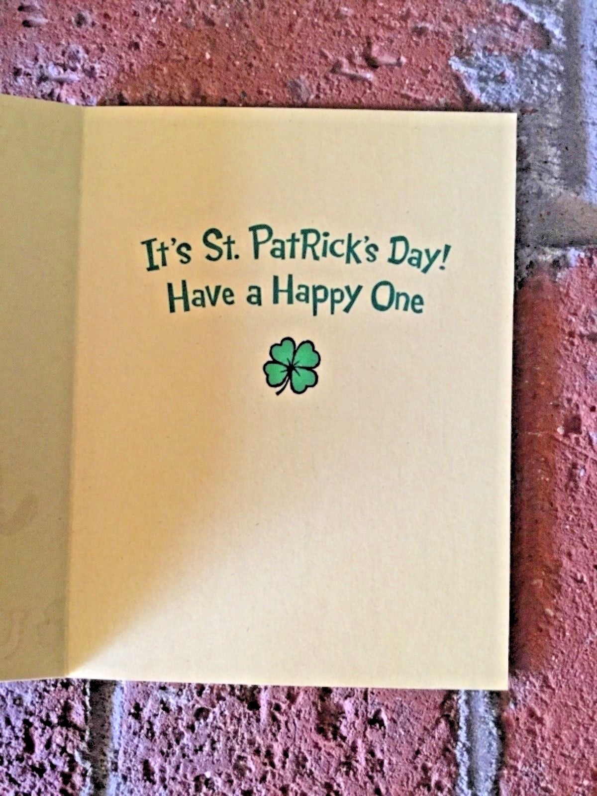 New Cute Vintage St Patrick’s Day Card w/ Envelope American Greetings