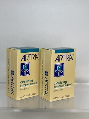 Artra Clarifying Complexion Soap for Oily Skin 3.6oz- Lot of 2! NEW!