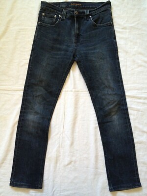 ☆NOT4NERD☆ Diagonal Line Denim Pants Black PT073BK NUDIE MEN'S JEANS TUBE TOM ORG. BLACK CARBON 28 x 27 | eBay