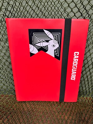 Card Guard Binder (360 Sleeves/20 Pages) Red -UMBREON STICKER ~USED + 2ND BINDER