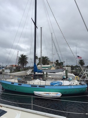 1975 41' Morgan Out island Sailboat Surveyed in April and estimated at $24,000.