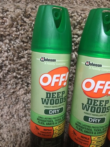 OFF! Deep Woods Dry - Insect Repellent - 2 4-ounce Spray Cans