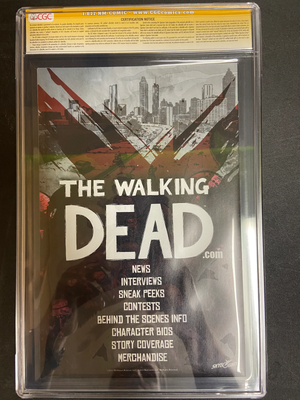 Walking Dead #1 WW Des Moines ED CGC 9.8 Signed by Phil Hester and Eric Gapstur